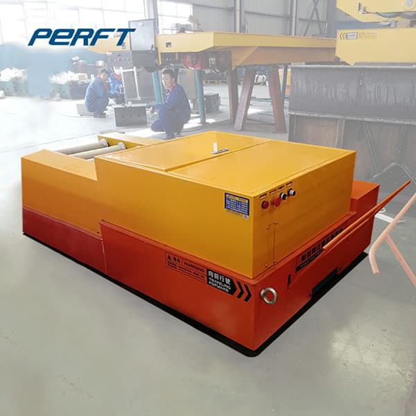 industrial motorized material handling cart for smelting plant 10 tons